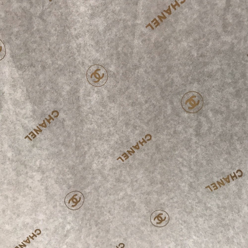 Chanel gift wrap tissue paper 10 piece
